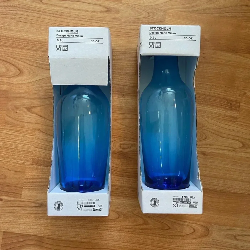 New IKEA Blue Stockholm Vase - Picture 6 of 7